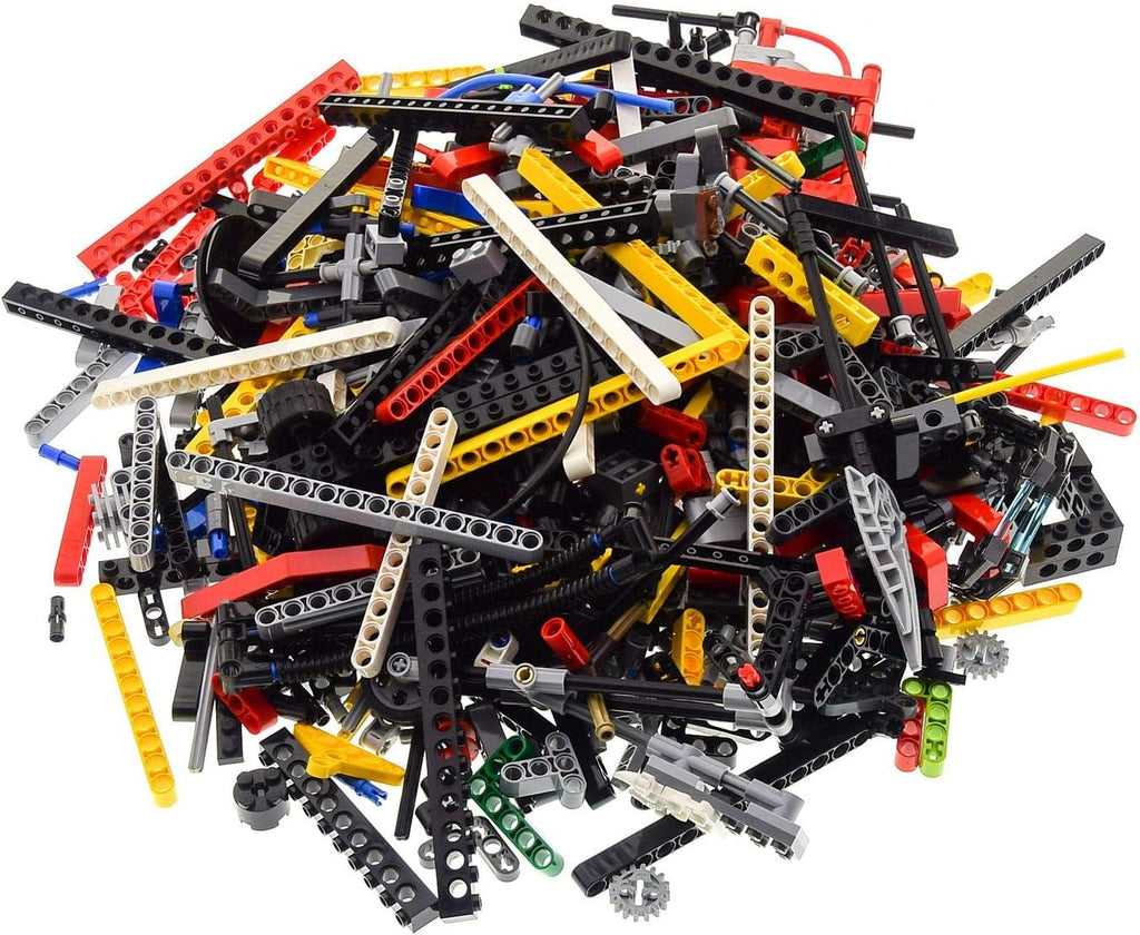 1 kg LEGO Technik approx. 900 Pieces Pins Hole Bars Lift Arms Wheels etc. Kiloware Technic