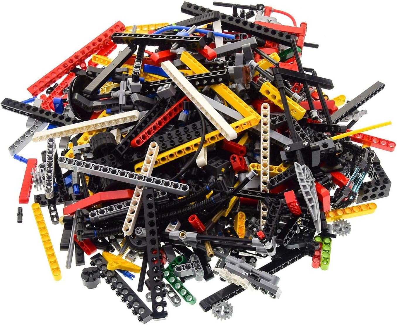 1 kg LEGO Technik approx. 900 Pieces Pins Hole Bars Lift Arms Wheels etc. Kiloware Technic